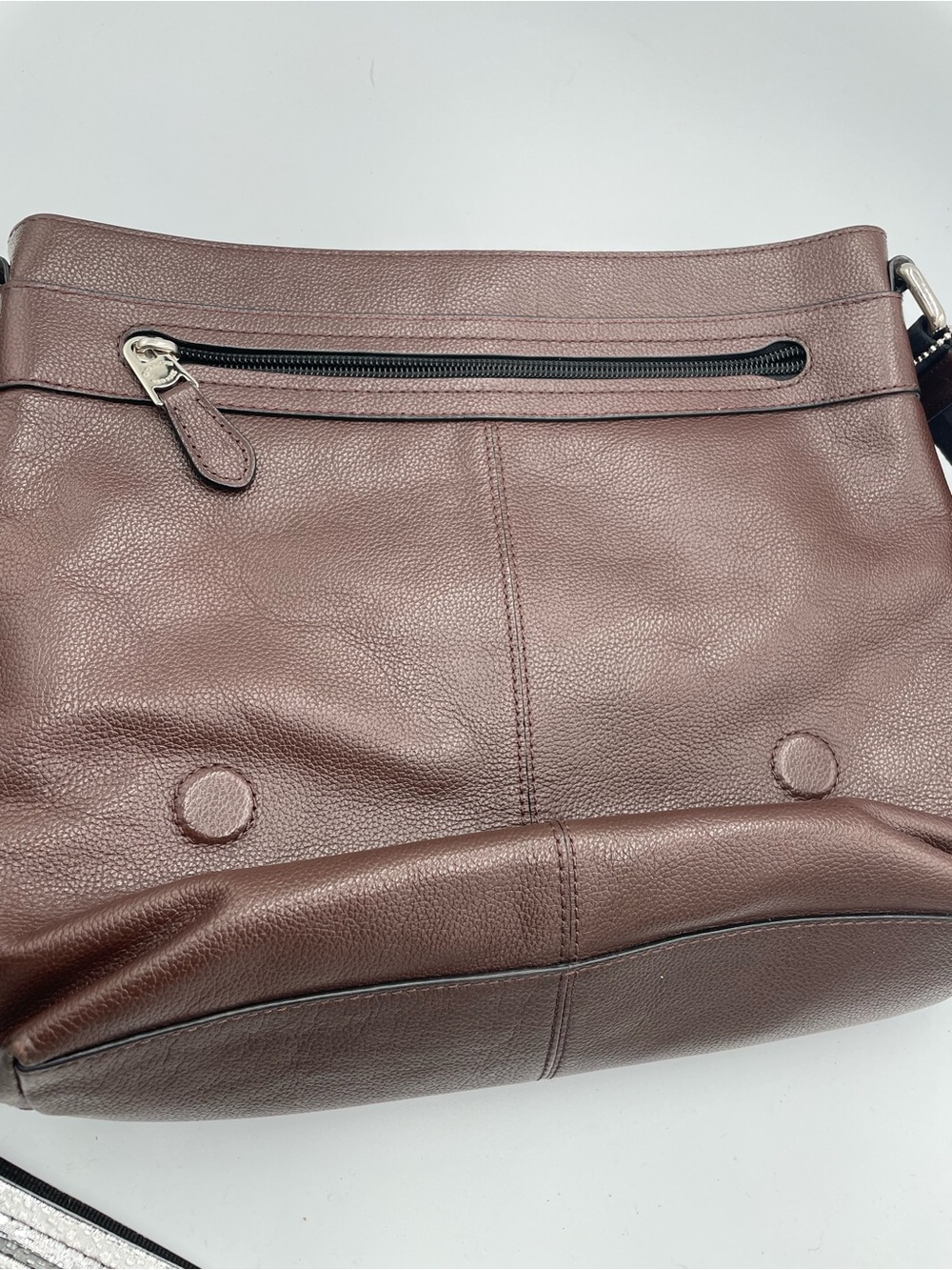Coach Charles Messenger Bag Brown Leather Crossbody Adjustable Strap - Picture 3 of 6